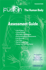 Assessment Guide Module C  Grades 6-8 Module C: The Human Body-9780547593227