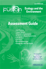 Assessment Guide Module D  Grades 6-8 Module D: Ecology and The Environment-9780547593241